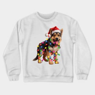 Christmas German Shepherd Crewneck Sweatshirt